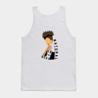 Natural is the best - natural curly hair beautiful women Tank Top